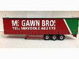 CURTAINSIDE TRAILER TRI-AXLE McGAWN BROS MAYBOLE M373 OVN